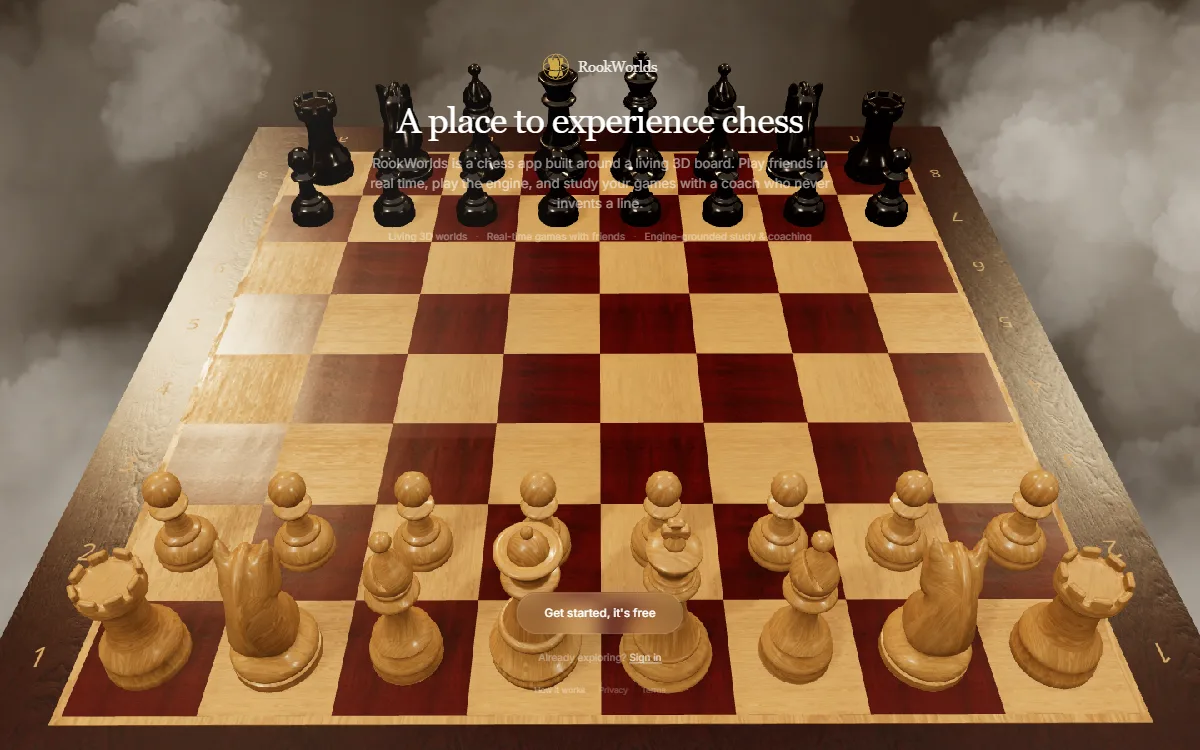 RookWorlds: a 3D chess board